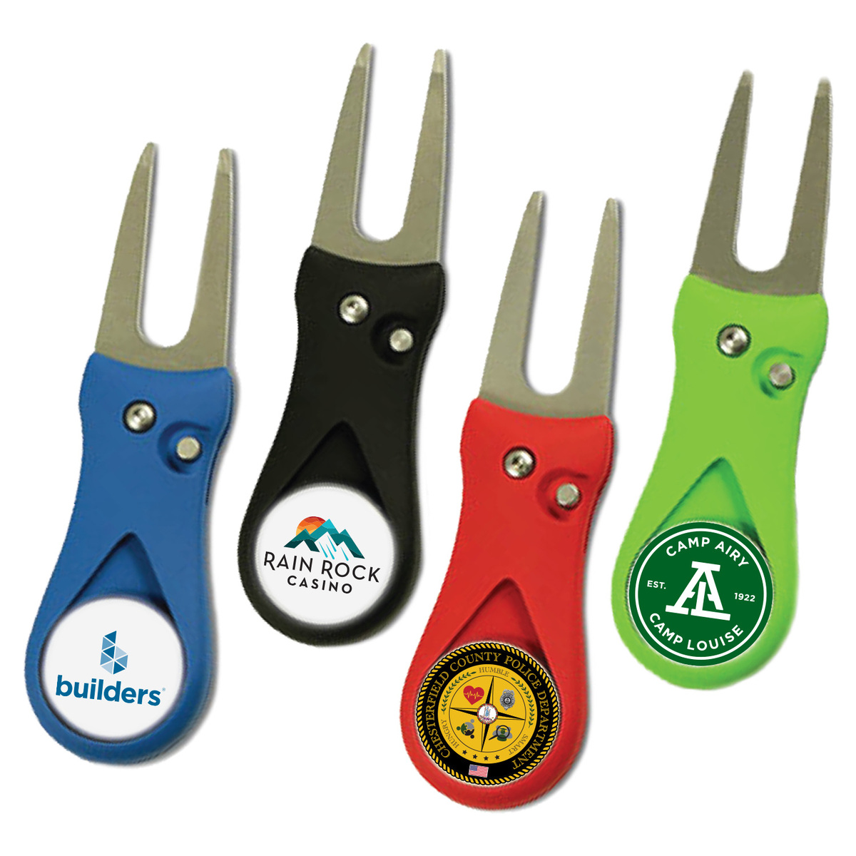 Metal Golf Divot Tool With Magnetic Ball Marker 7