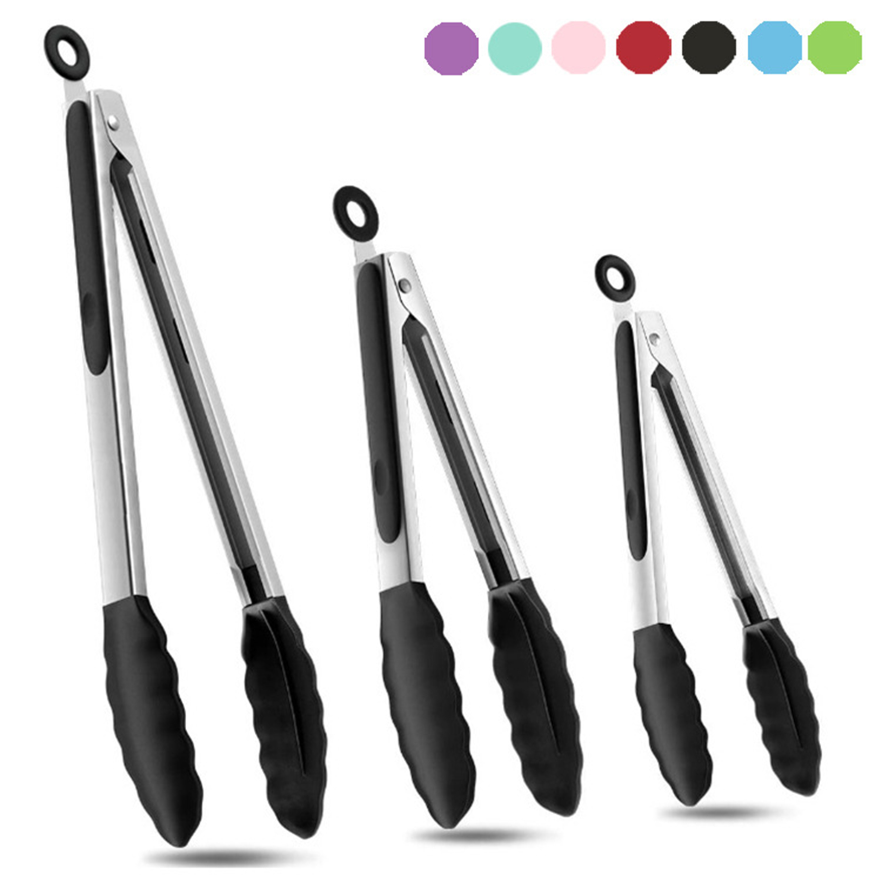 Stainless Steel Kitchen Food Tongs 1