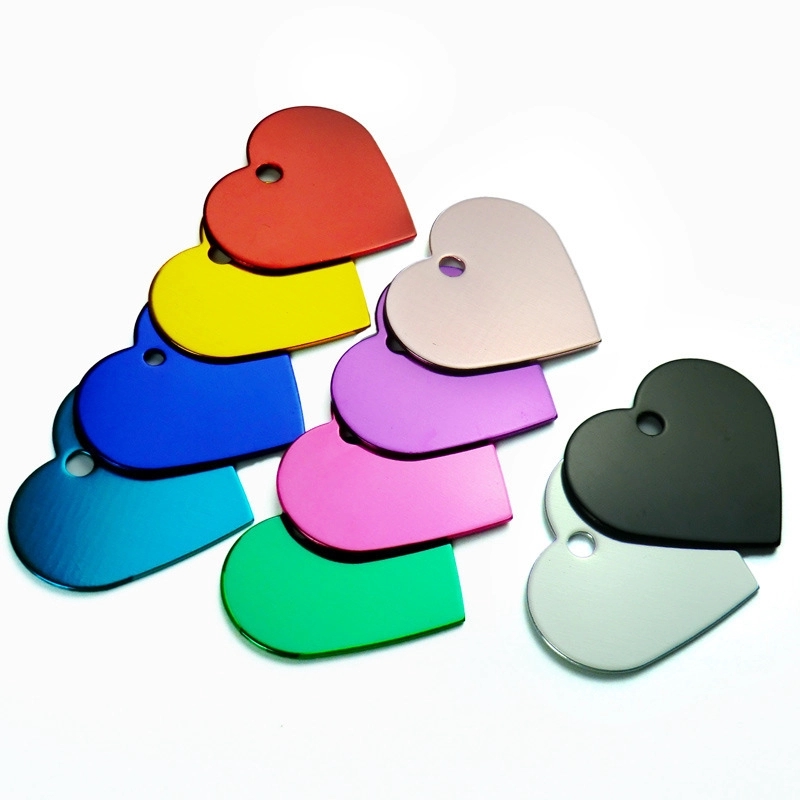 Heart shaped Pet Tag Key Chain 5