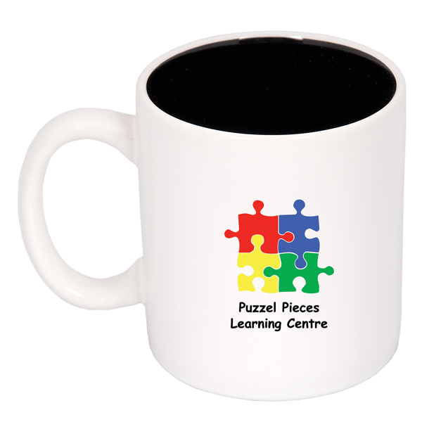 450 Ml. (15 Fl. Oz.) 'C' Handle Two-Tone Mug: Premium 4