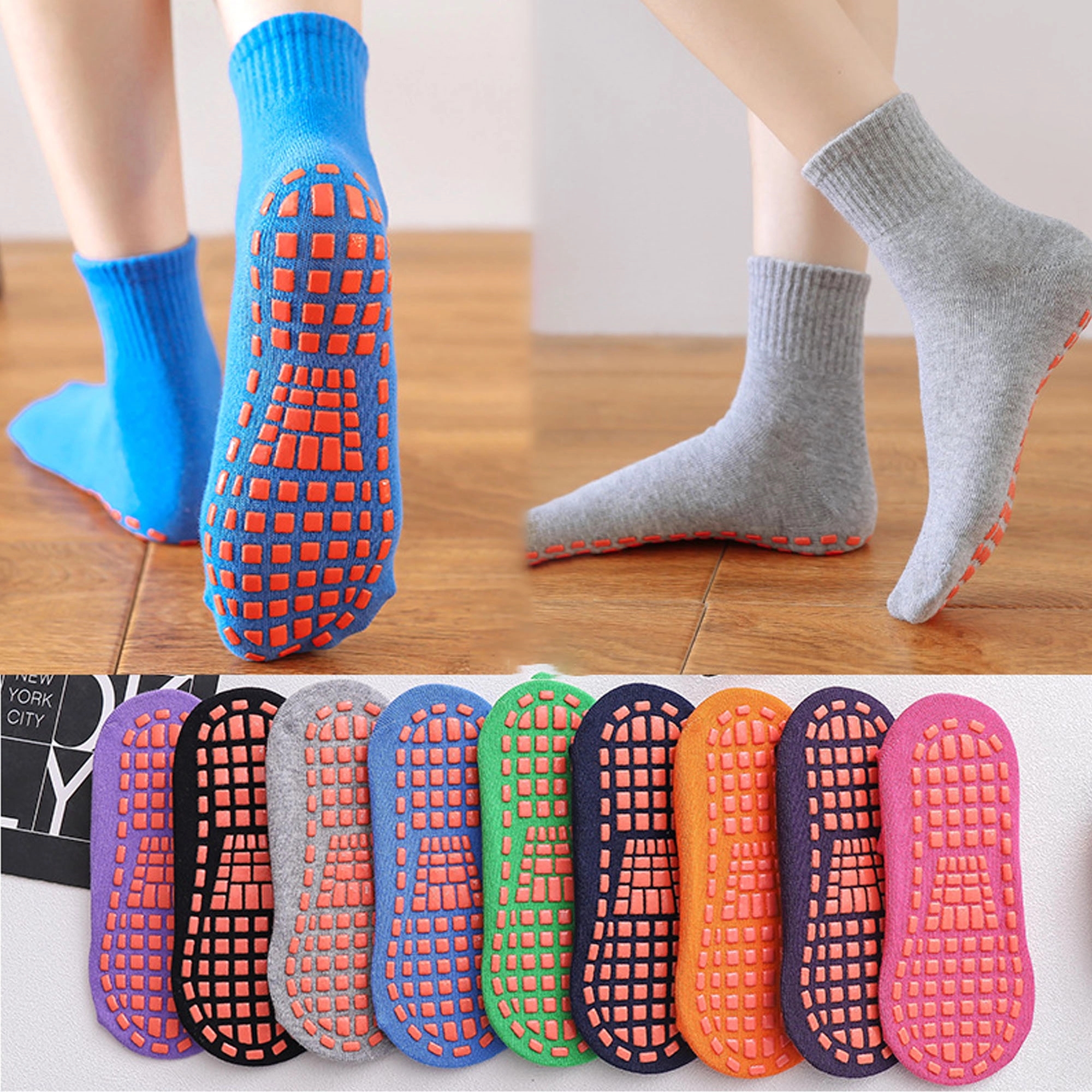 Anti-Slip Yoga Grip Socks 3