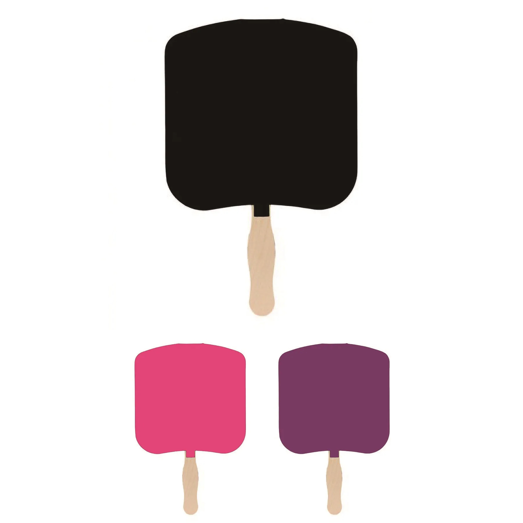 Full Color Printed Bread Slice Hand Fan 7.9 x7.5 Inch