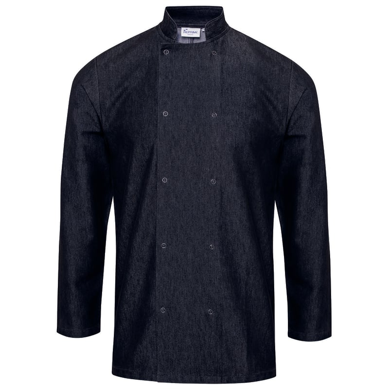 Artisan Collection By Reprime Unisex Denim Chef's Jacket 9