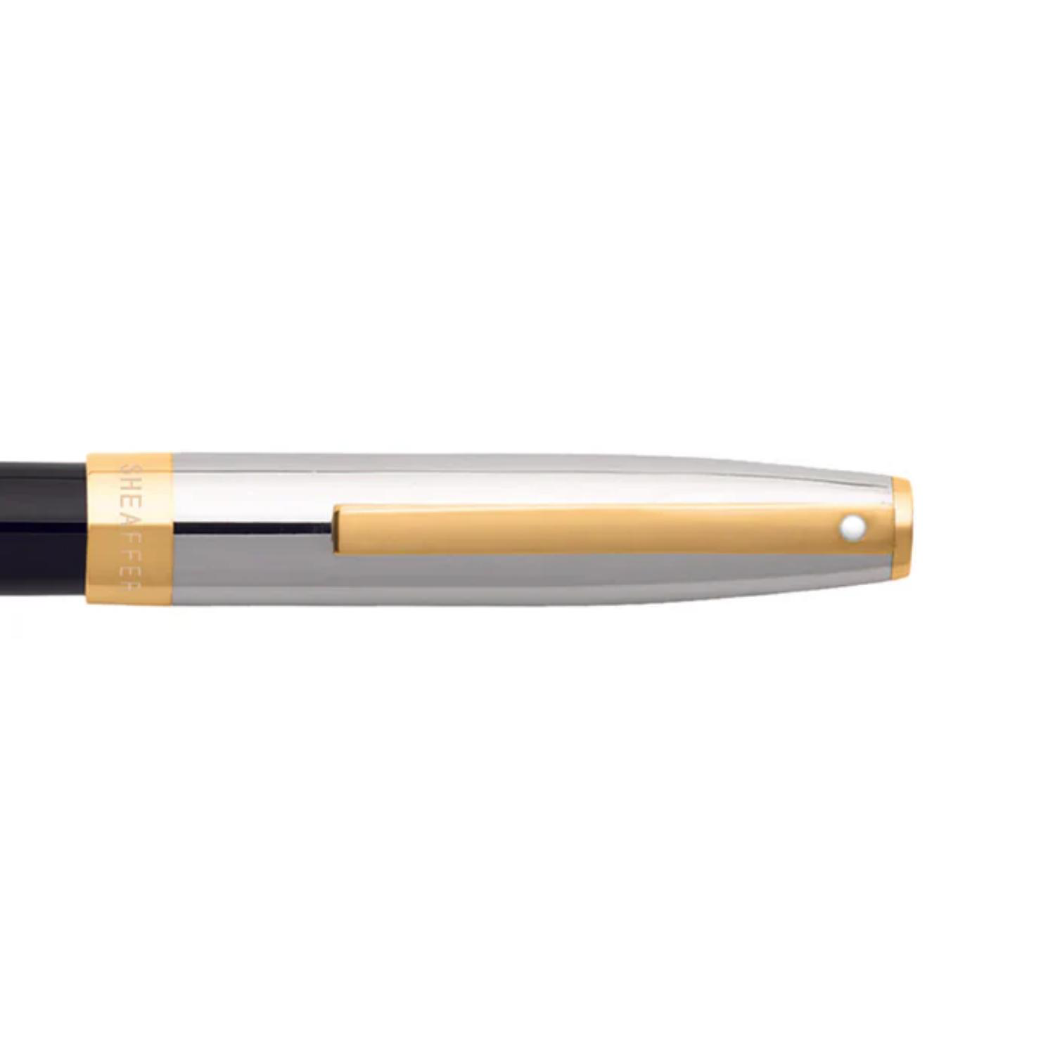 SHEAFFER® SAGARIS 9471 Gloss Black Gold Tone Trim Fountain Pen w/ Gift Box 1
