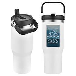Tollara 30 oz Vacuum Insulated Tumbler with Flip Top Spout 24