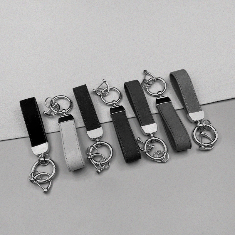 PU Key Ring Chain Simple KeyChains 1