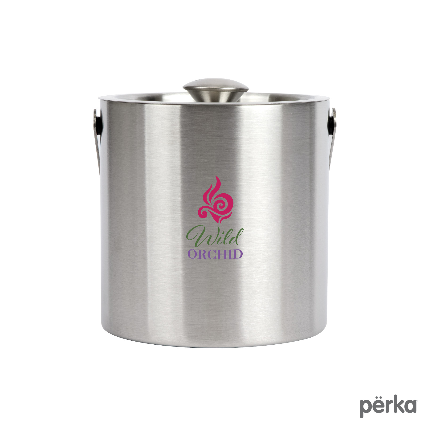 Perka® Quinton 1.3L Double Wall, Stainless Steel Ice Bucket 8