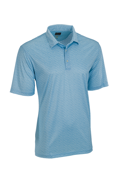 Greg Norman ML75 Microlux Cart Print Polo 19