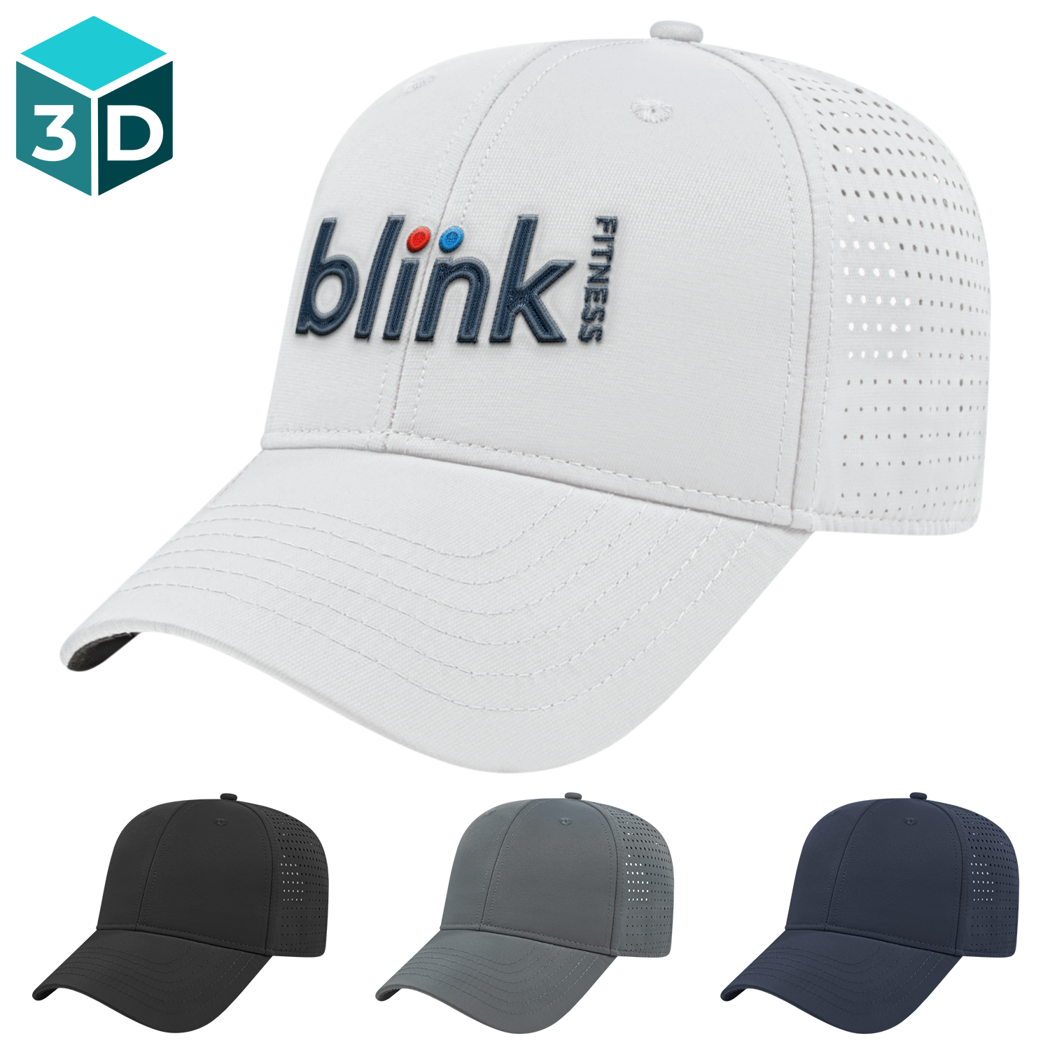 C A Perforated Polyester Cap 3