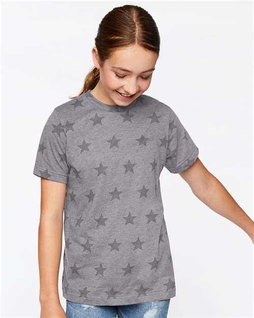 Youth Star Print Tee - 2229 6