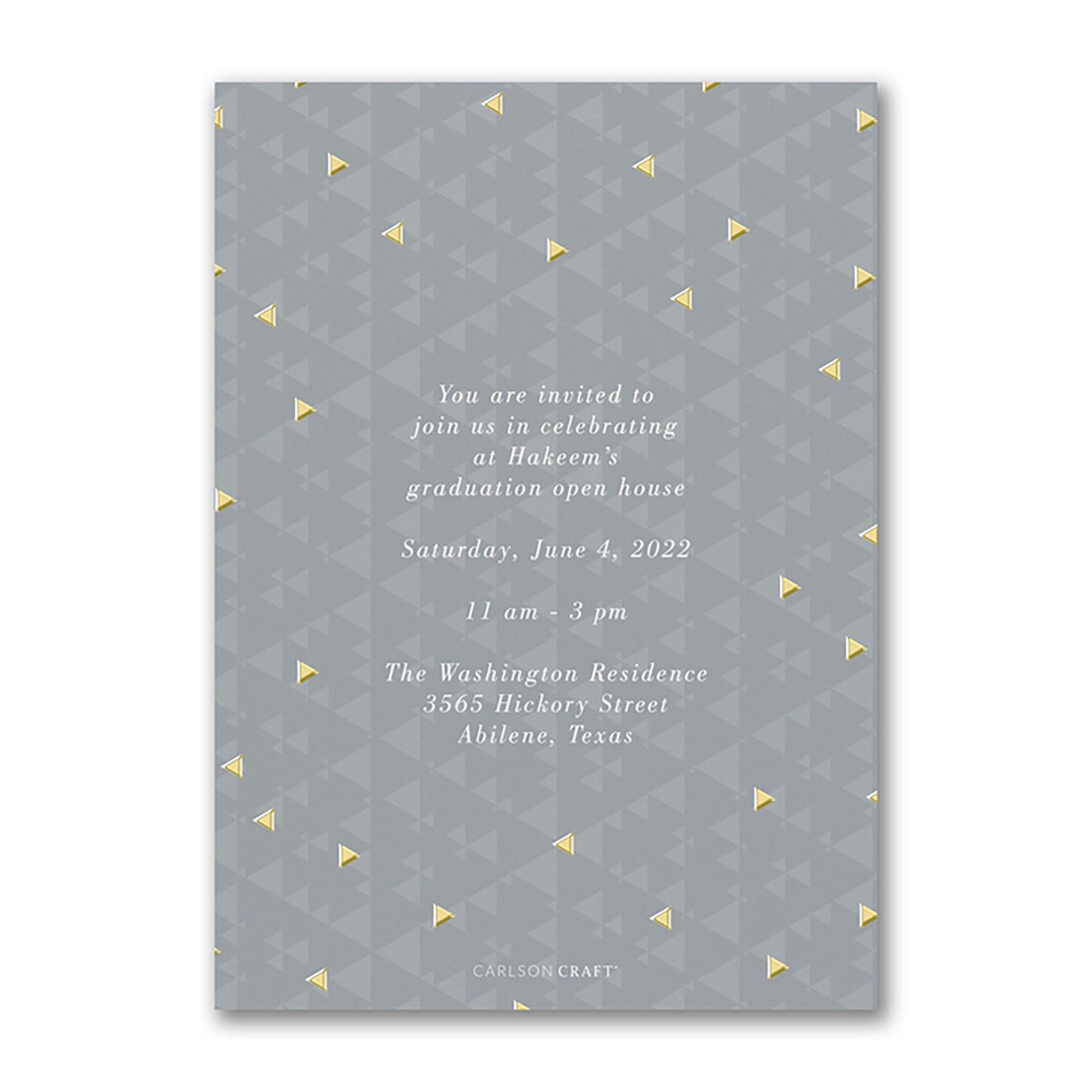 Standout Graduate Invitation 3