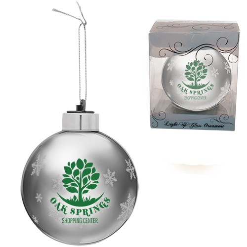 Light-Up Glass Ornament 9