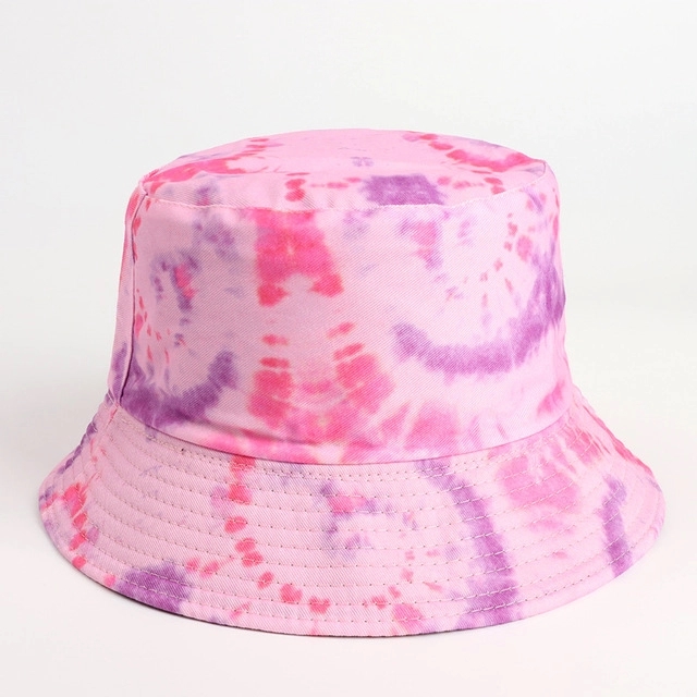 New Folding Double-sided Cotton Bucket Hat 14