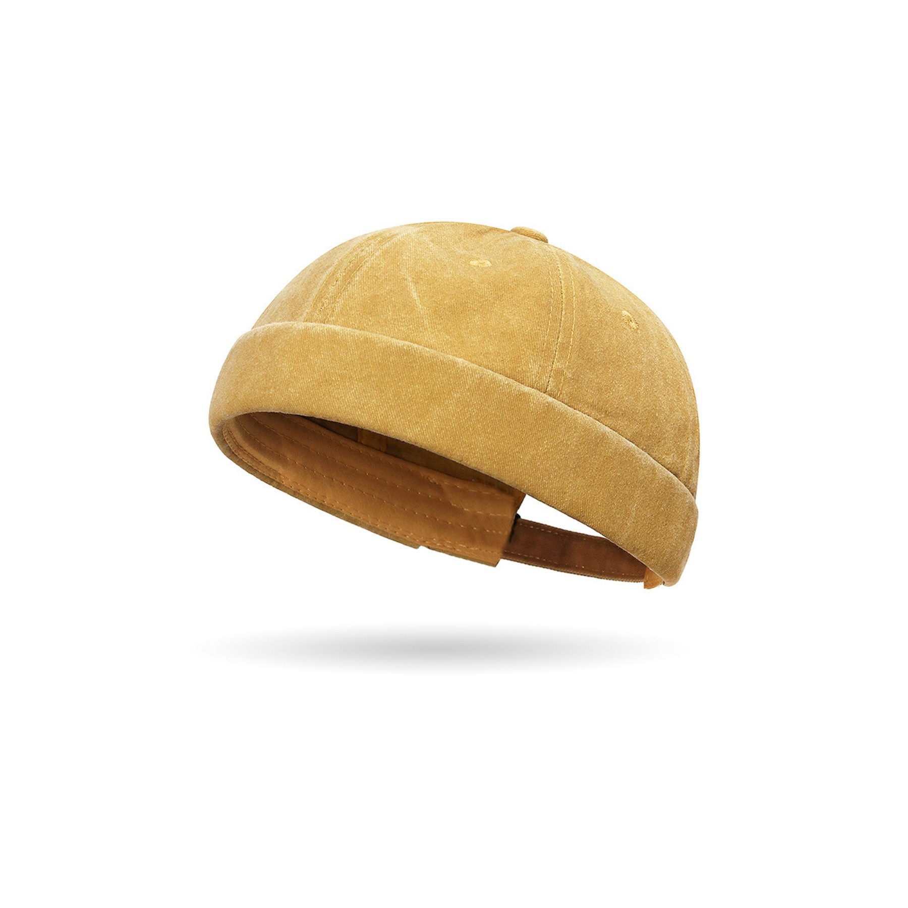 Washed Cotton Brimless Hat 9
