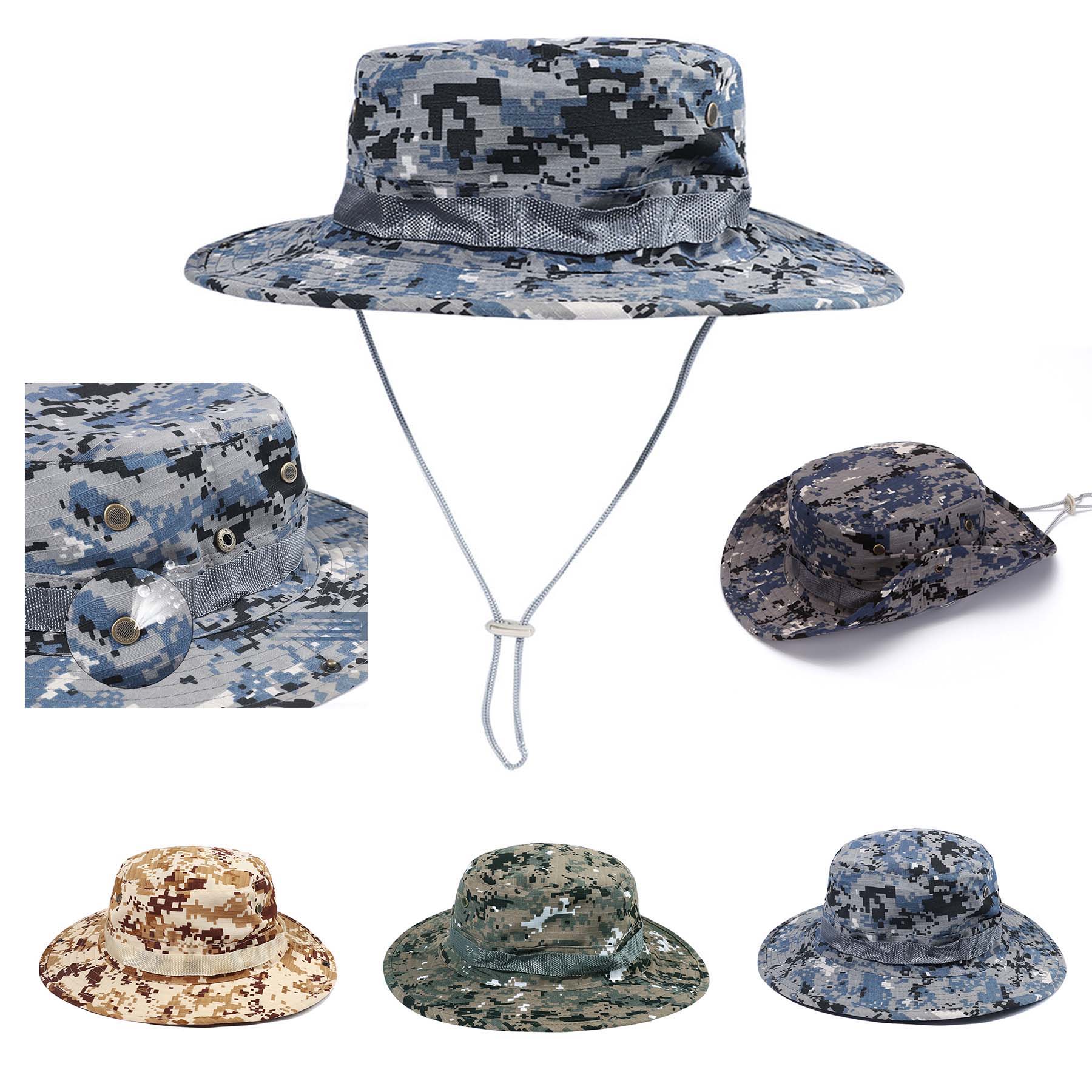Camouflage Large Eaves Benny Cap 2