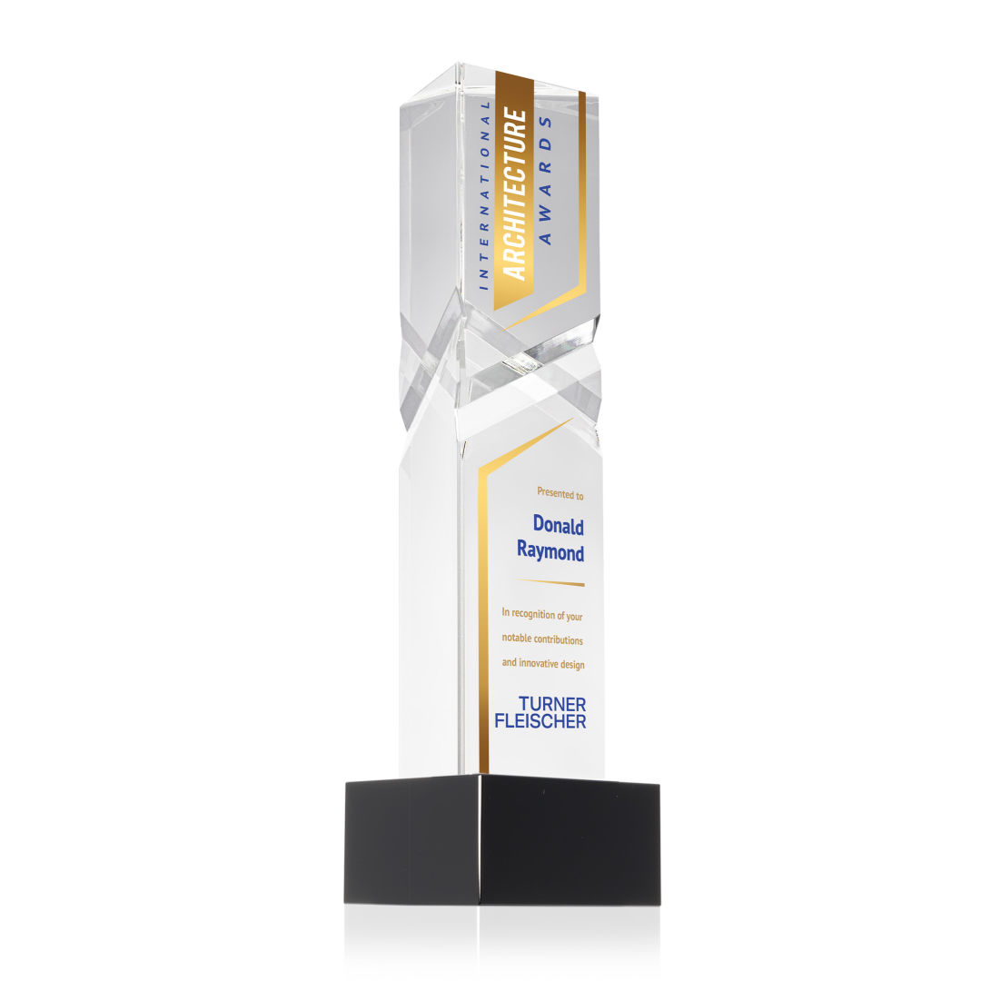 Oakham VividPrint™ Award on Hancock Base - Black 14