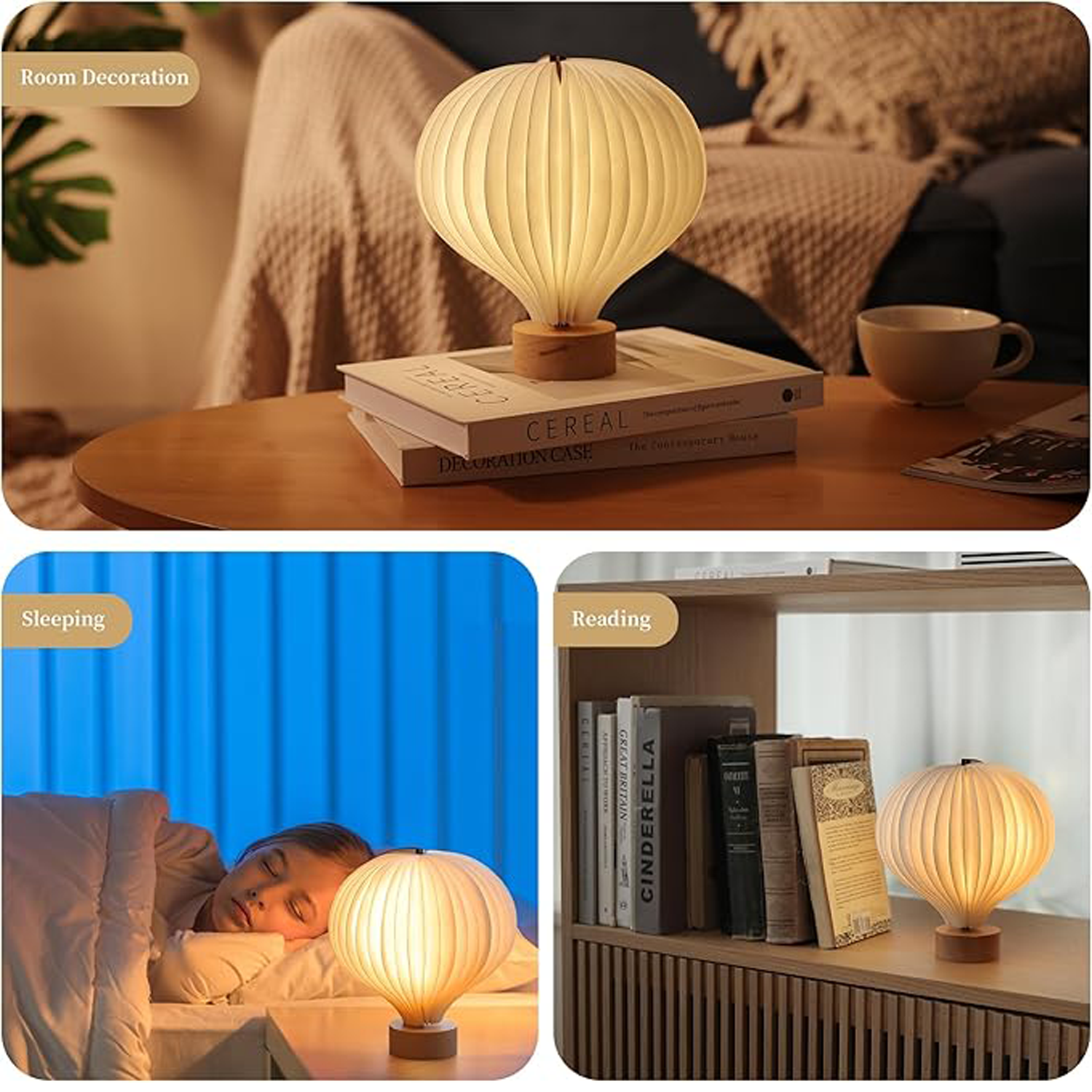 Foldable Hot Air Balloon Paper Lamp 3