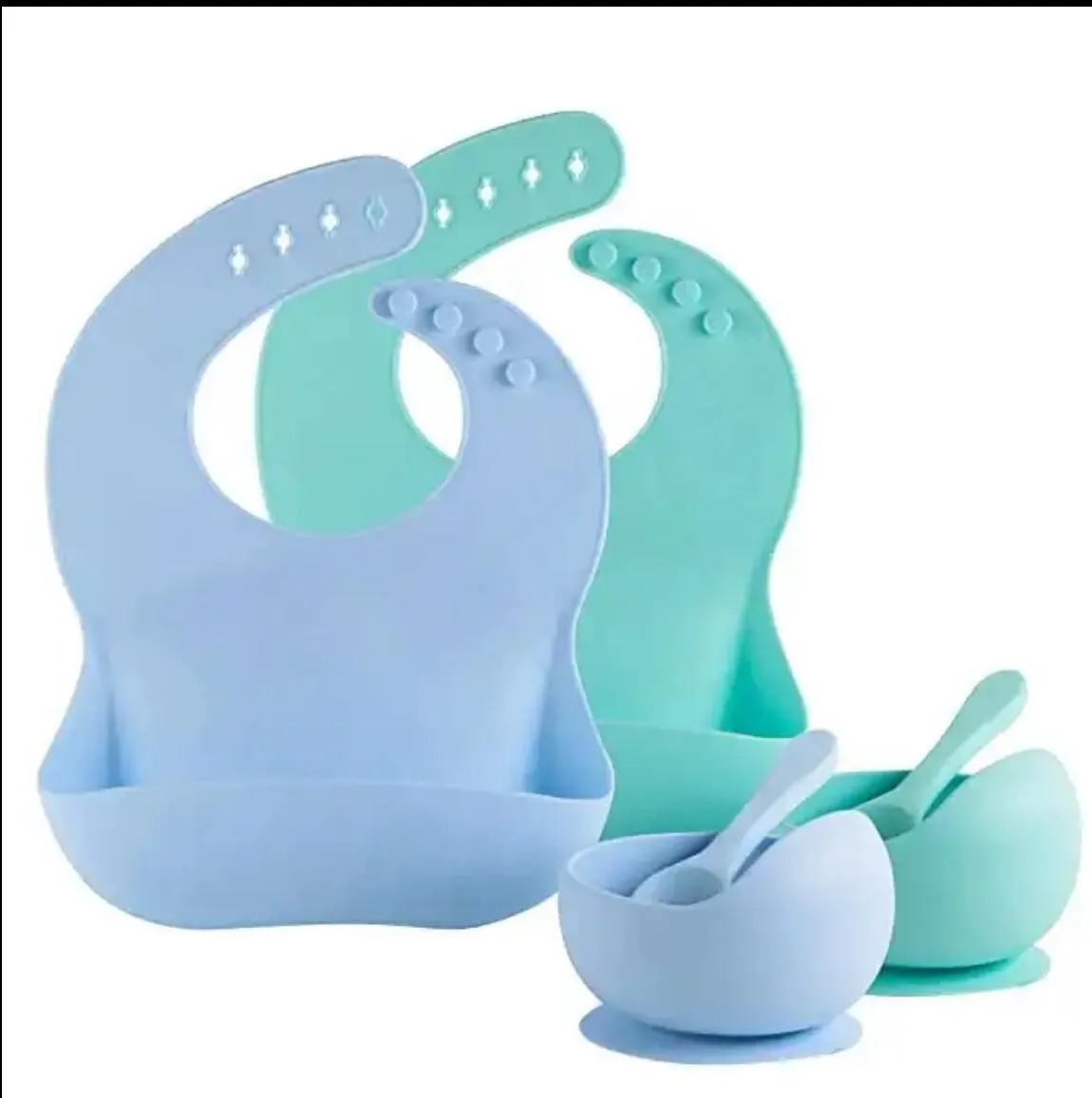 Silicone Eco Baby Feeding Sets Bowl 2