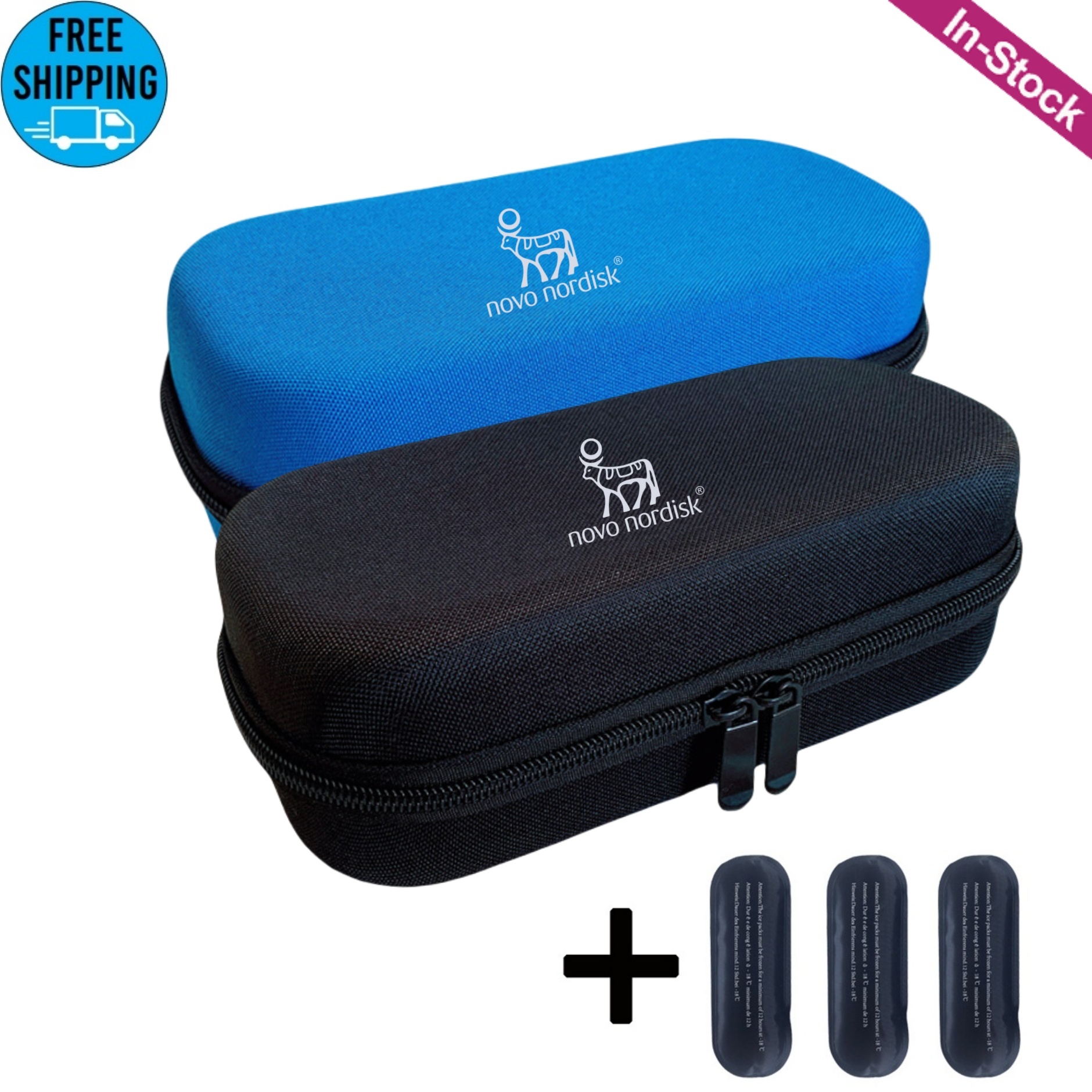 Medical Cooler Travel Pouch Insulin Pen Case with 3 Ice Packs 4