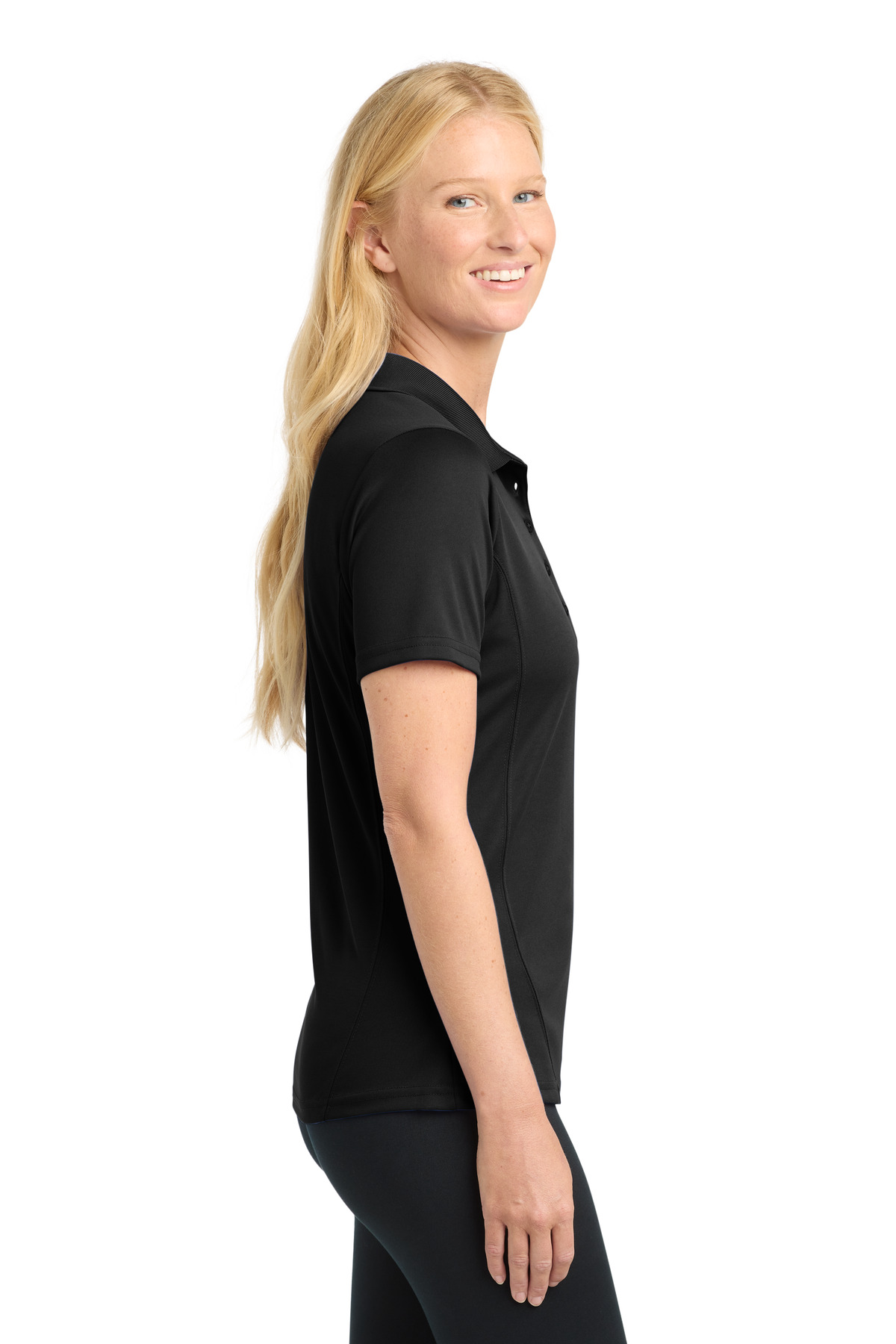 Sport-Tek Women's Dry Zone Raglan Accent Polo. L475 44