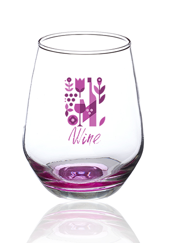 12 oz. Silicia Stemless Wine Glasses 19