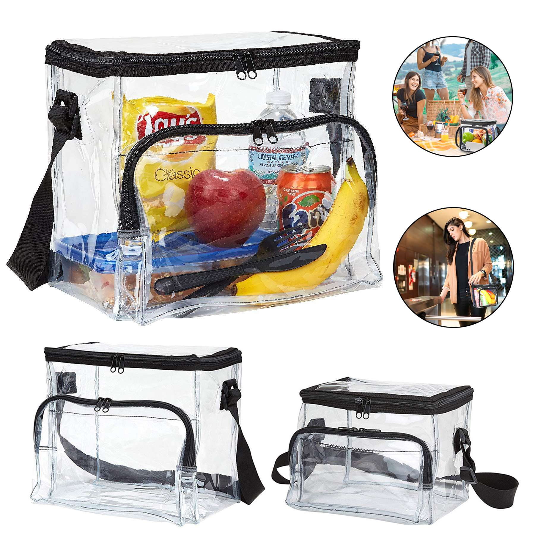 Clear Lunch Bag 1