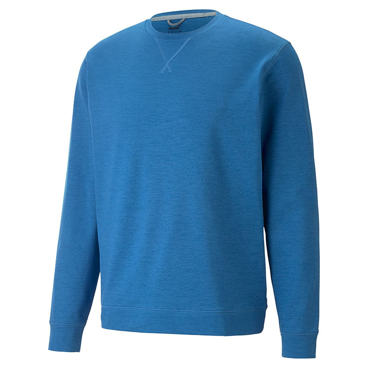 Puma Cloudspun Heather Crewneck (cat logo - back neck), custom hoodie or sweatshirt with logo imprint 6
