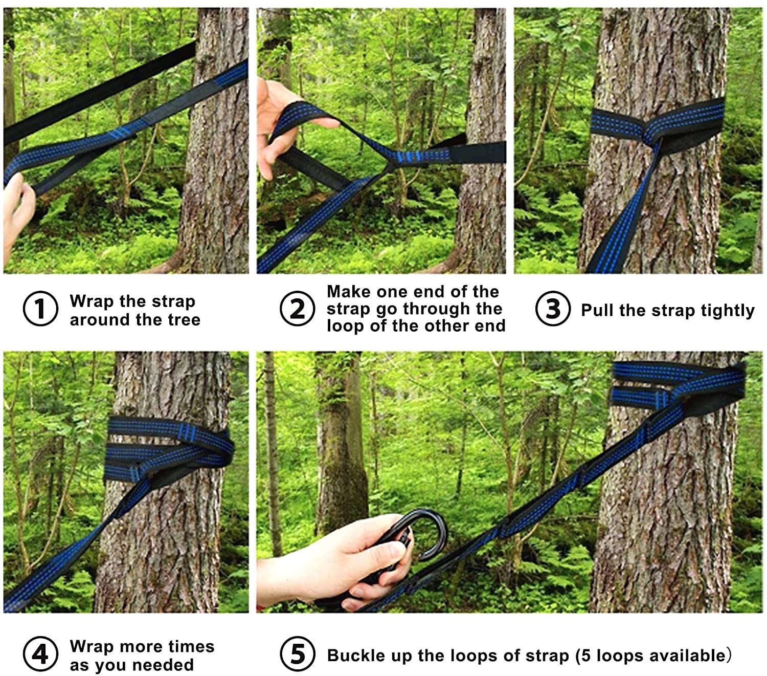Outdoor Portable Camping Hammock For 1-2 Person With Carry B 2