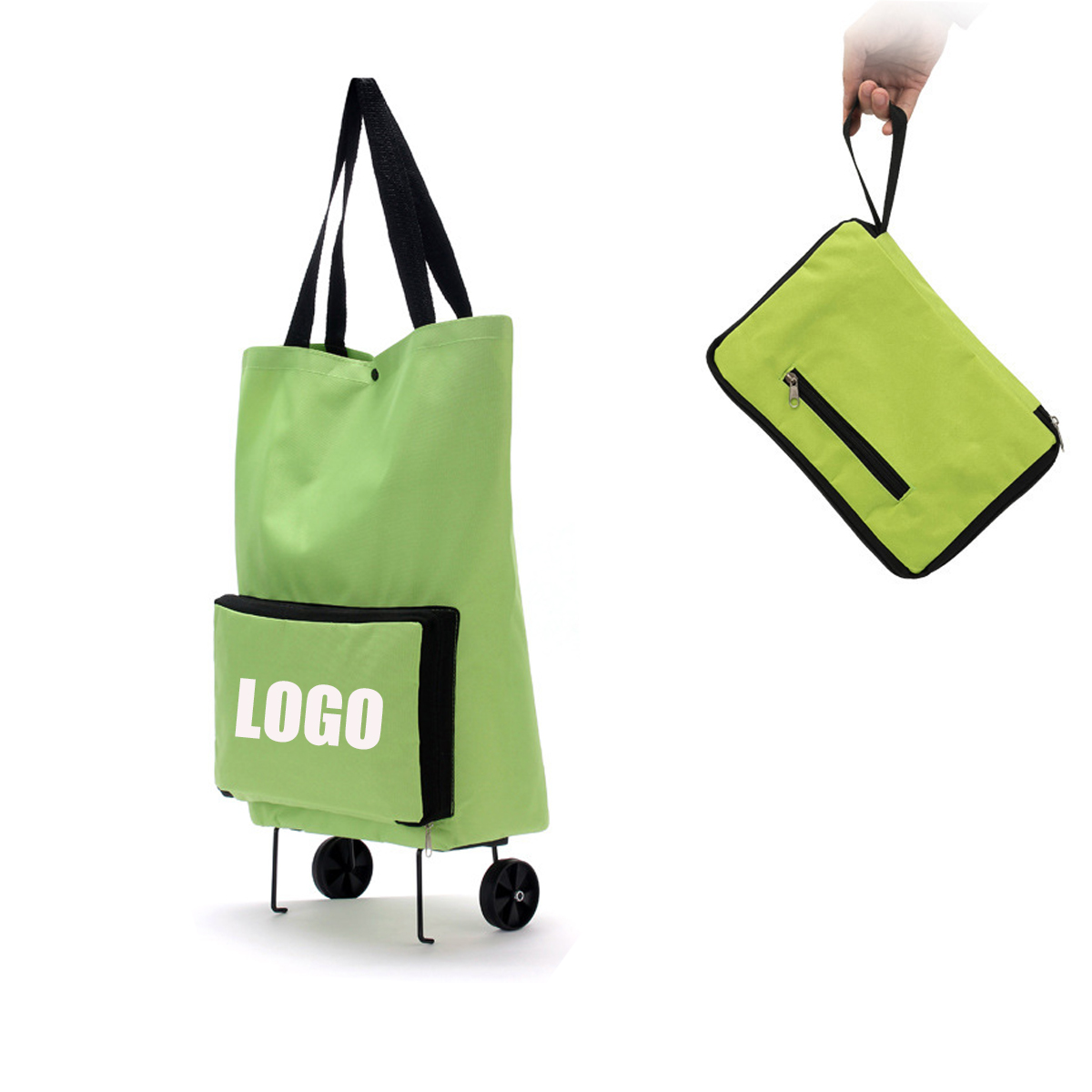 Collapsible Shopping Bag with Wheels 2
