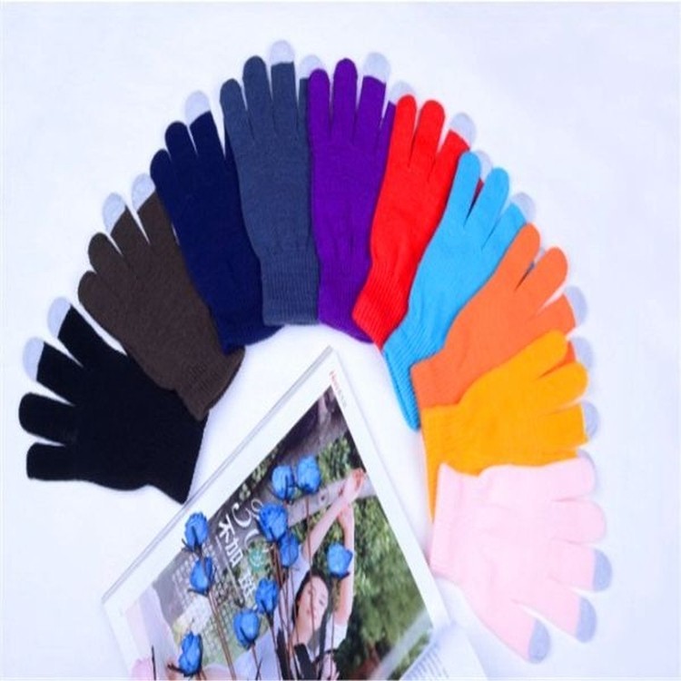 Touch Screen Knitted Winter Gloves (7") 2