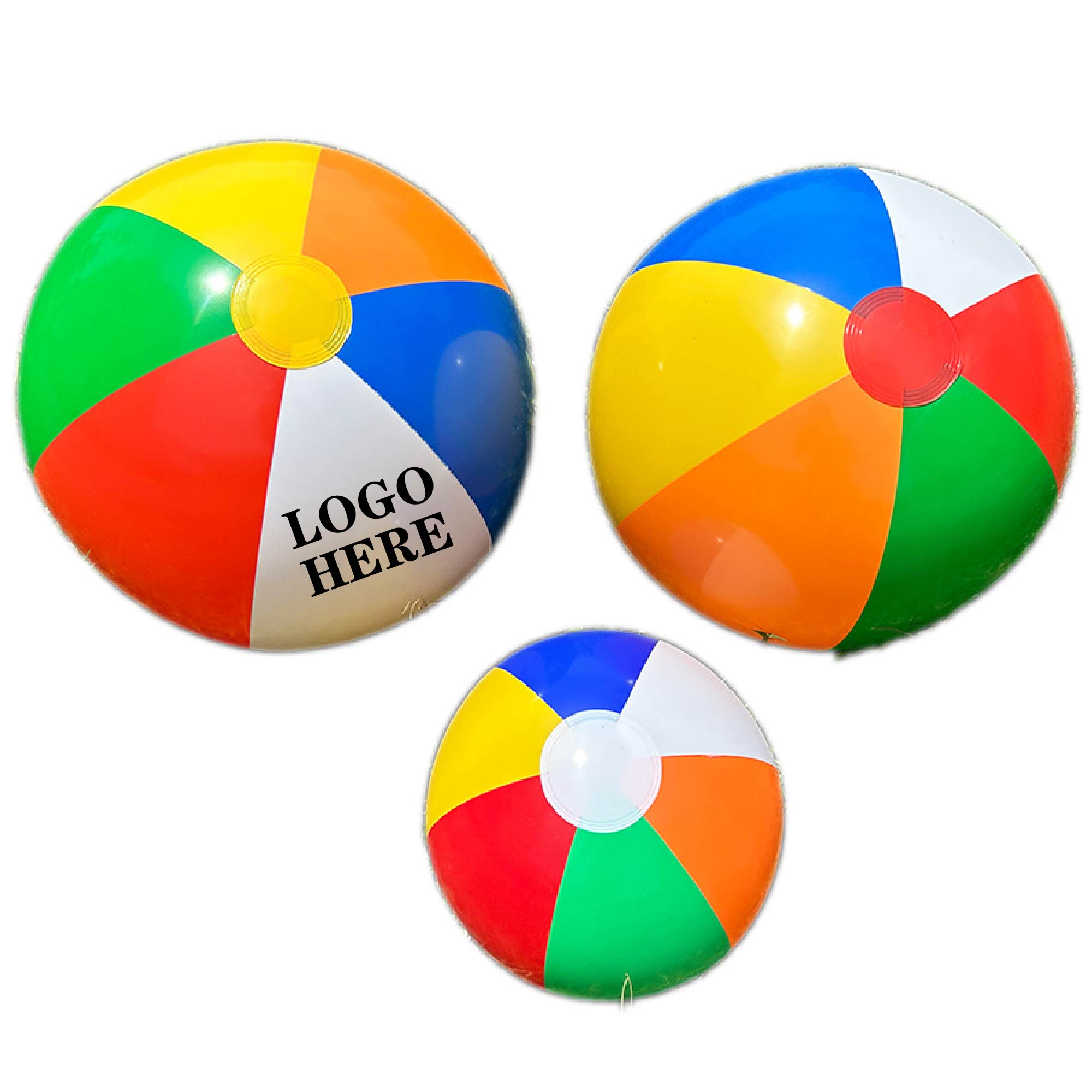 6" Multicolored Beach Ball 2