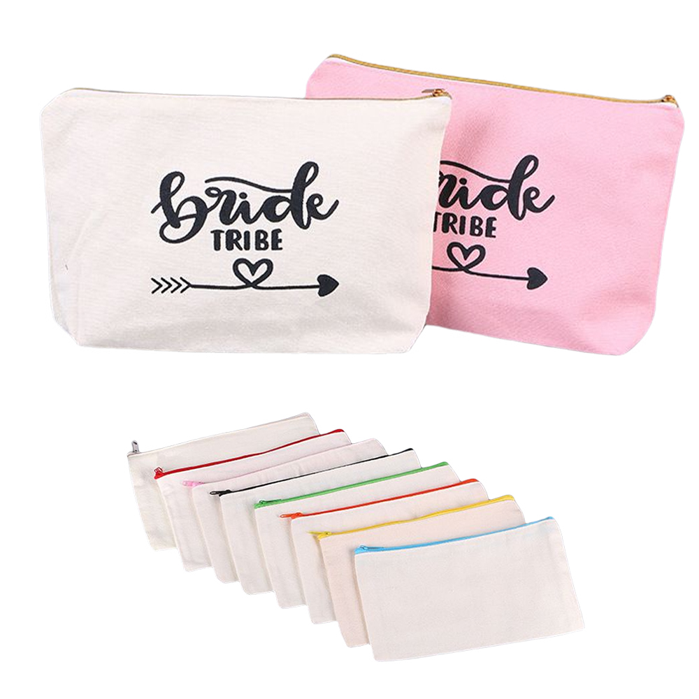 Multipurpose Canvas Pencil Bag 5" x 8" 1