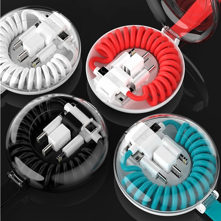 Round Spring Charger Cable 5
