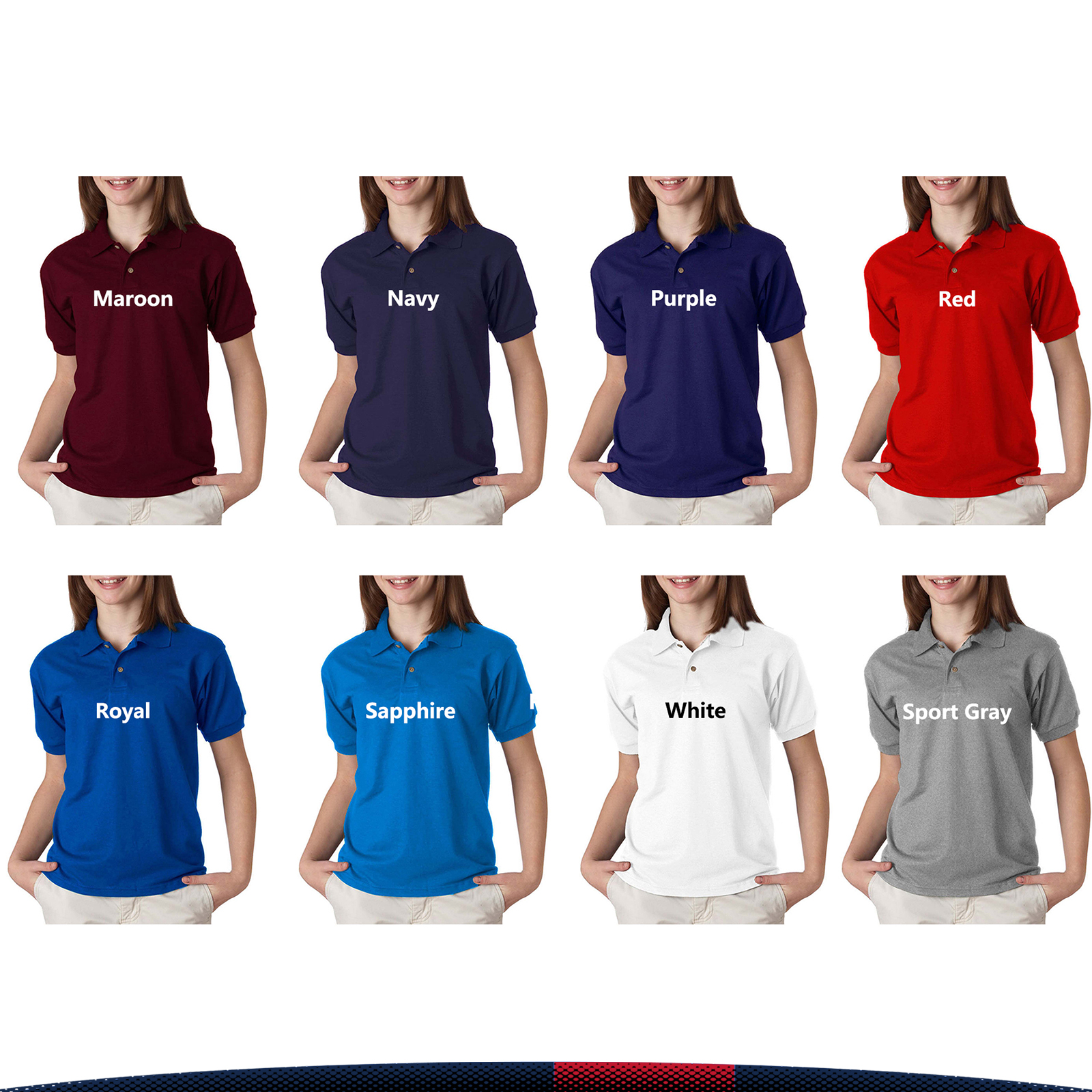 Gildan® 5.6 oz. Cotton/Ladies Polo Shirts 6