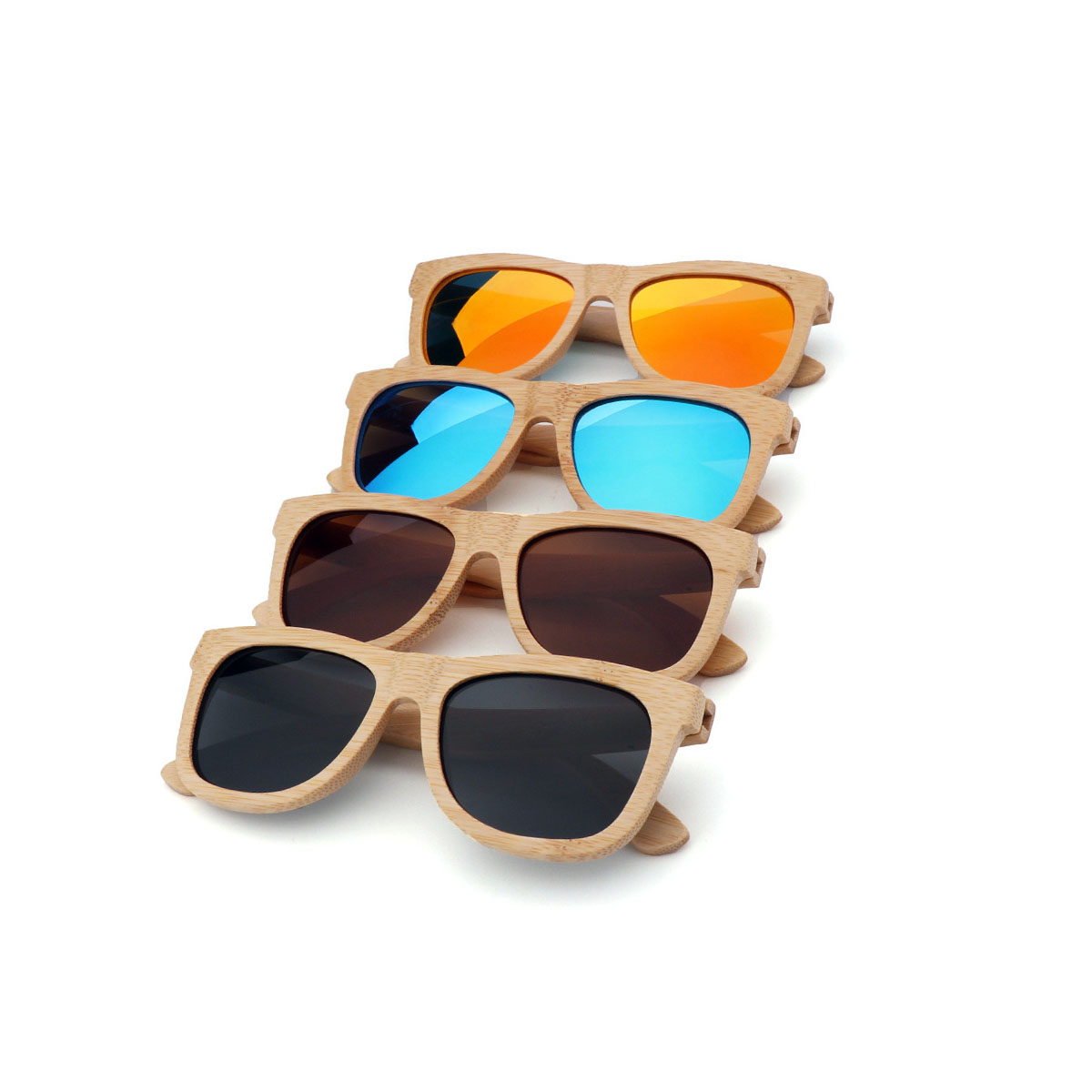 One-Piece Bamboo Sunglasses 3