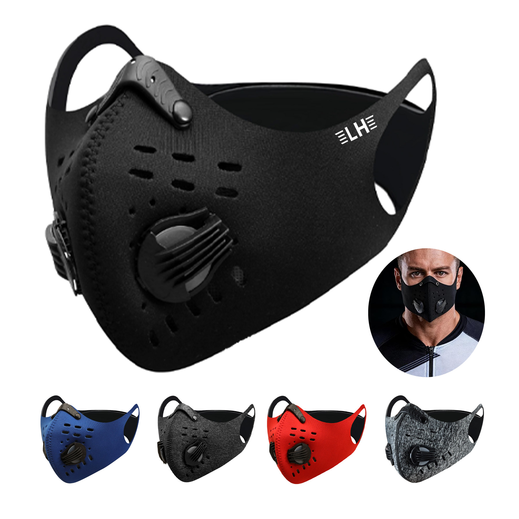 Windproof and Dustproof Riding Face Mask 2