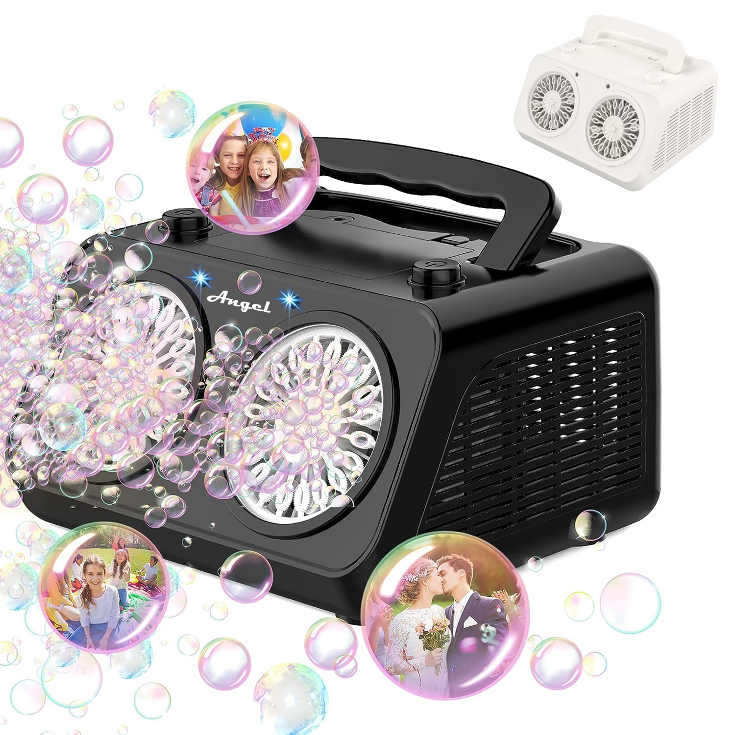 Magical Dual-Fan Bubble Machine for Kids 1