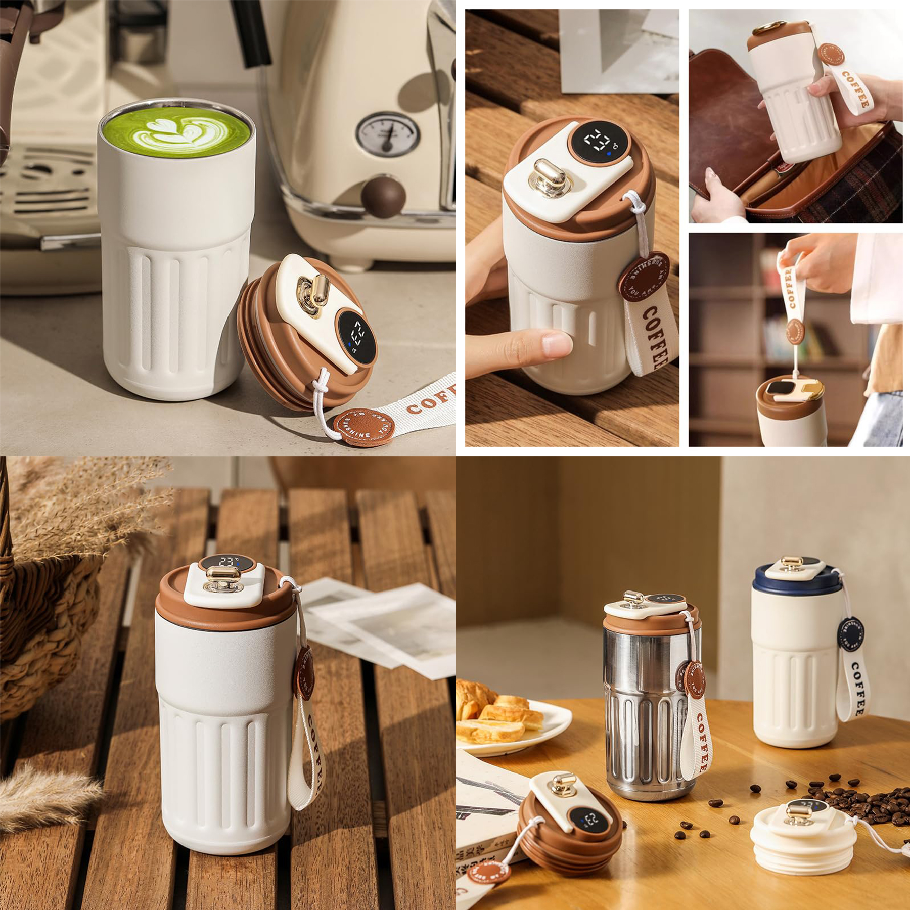 Coffee Cup With Temperature Display 2