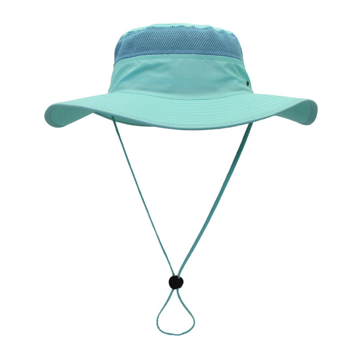 Nylon Bucket Hat with Wide Brim and Mesh Ventilation 4