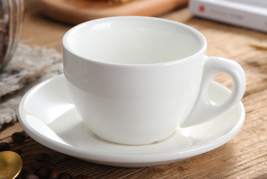 Espresso Ceramic Cup and Saucer 2