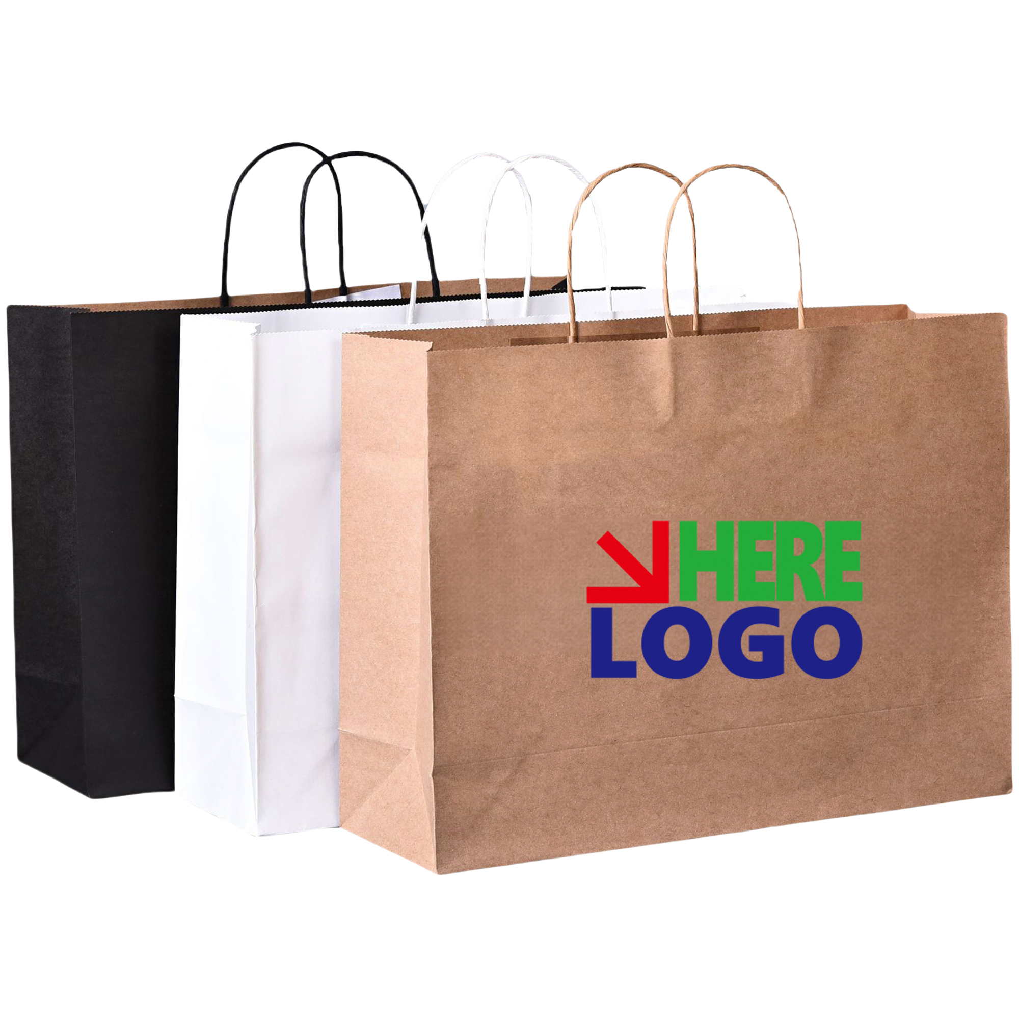 Kraft Shopping Gift Brown Paper Bag 1