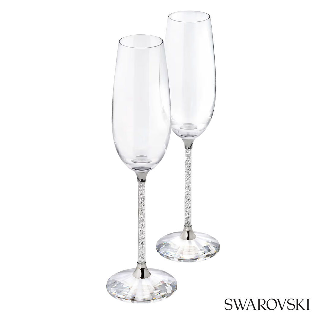 Swarovski® Crystalline Toasting Flutes (Set of 2) 11