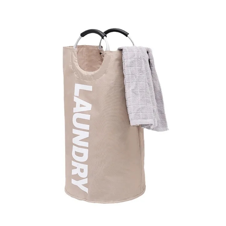 90L Large Laundry Basket Waterproof Clothes Bin Collapsible 2