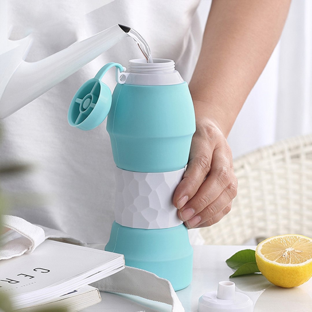 Silicone Foldable Water Bottle - 20 Oz 9
