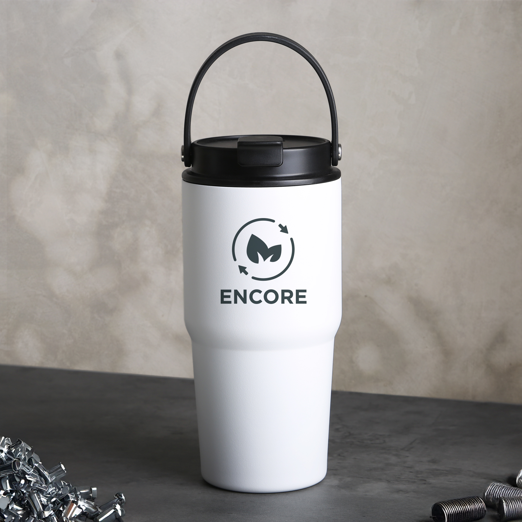 Phoenix Recycled Stainless Steel Flip Straw Tumbler 2