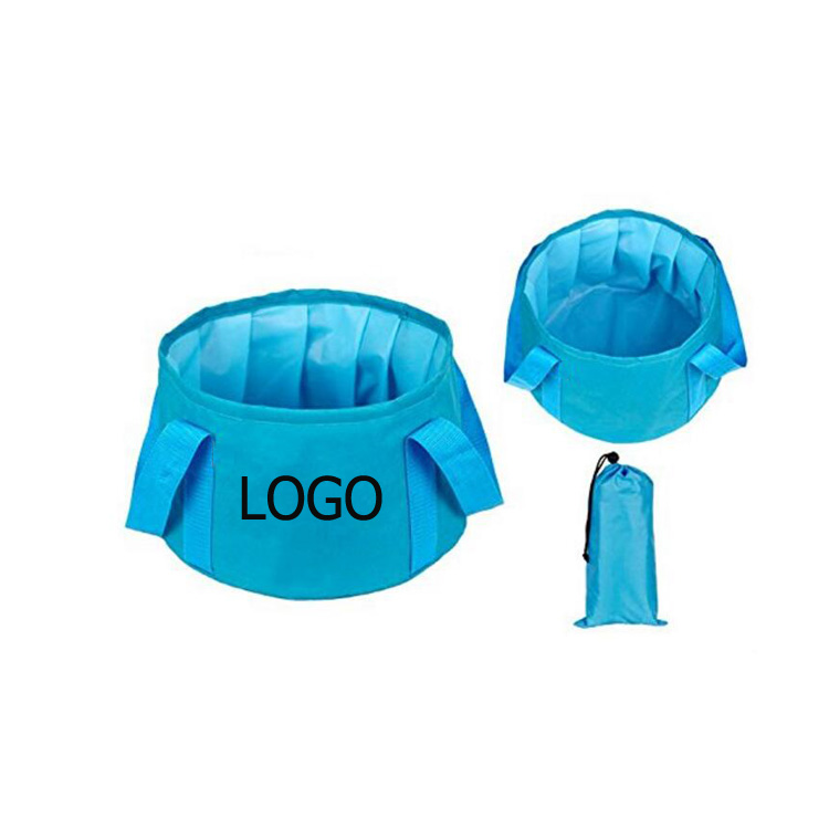 12L Folding Water Bag Wash Basin Bucket 3
