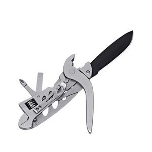 Adjustable Wrench Pliers Multi Tool With Integrated Screwdrivers 16