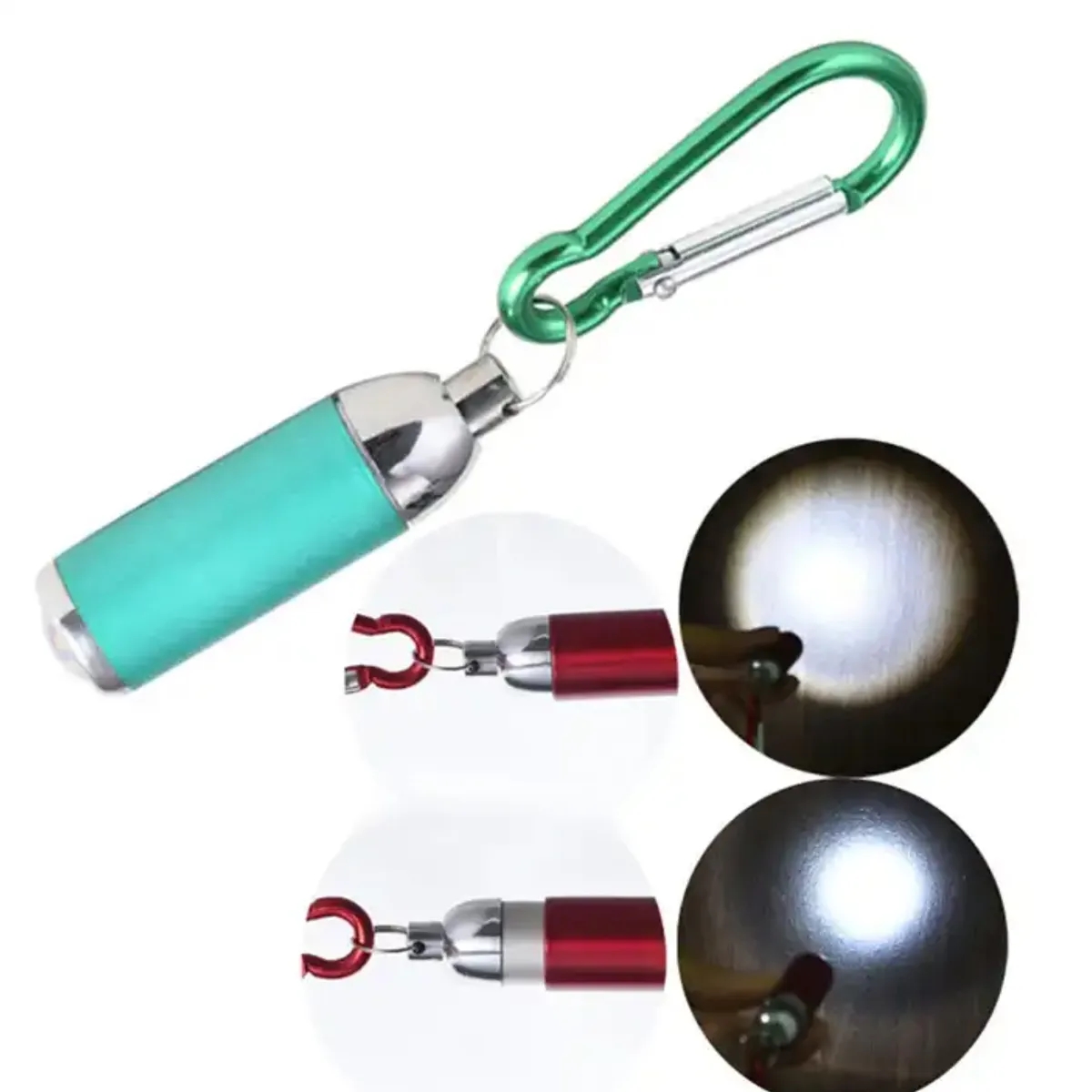 Mini LED Flashlight Keychain Portable Lightweight Outdoor 2
