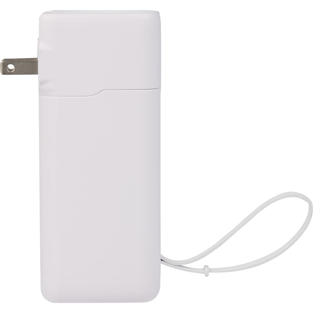 UL Listed 10,000 mAh 20W PD Power Bank with AC Plu 6