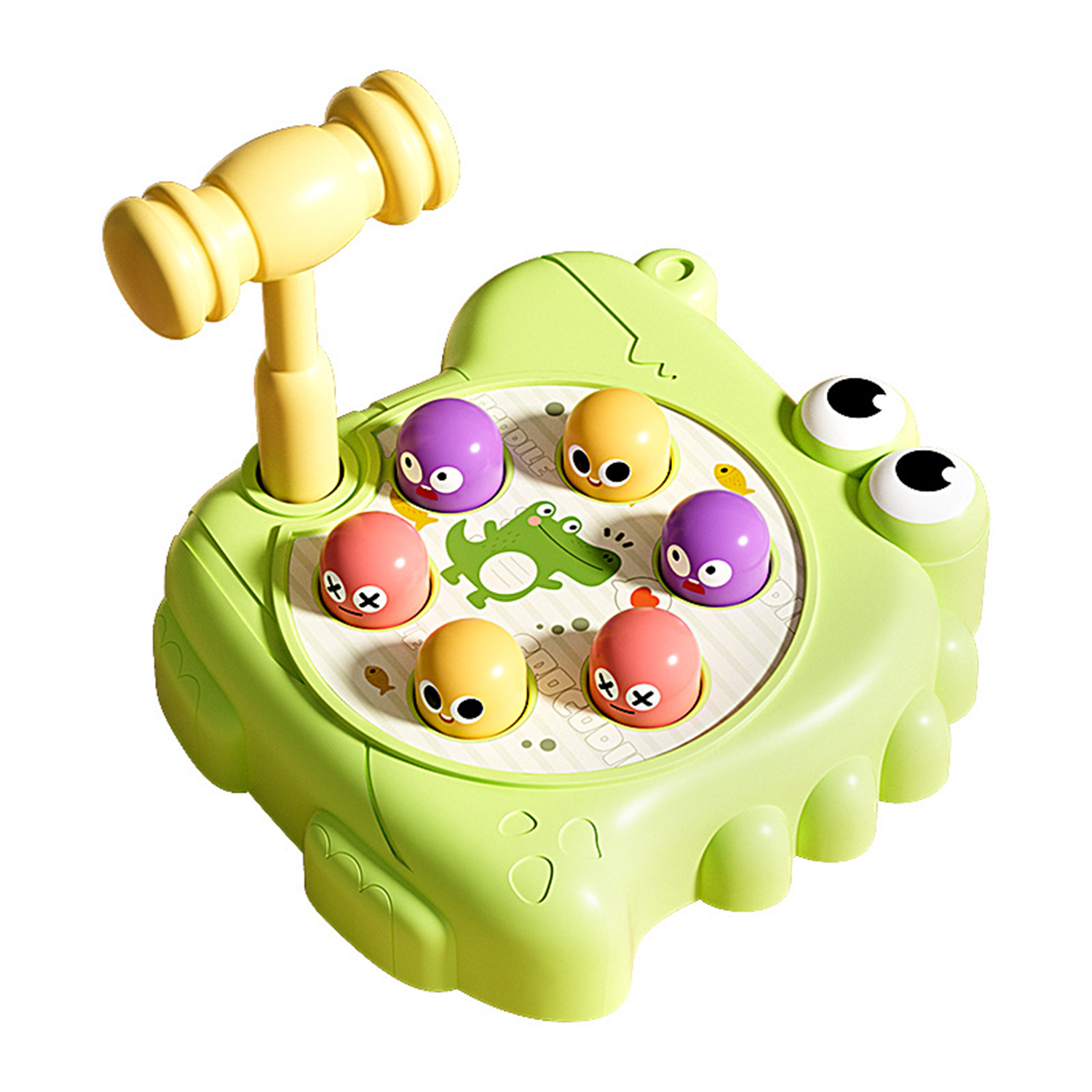 Baby Educational Knocking Hammer Ball Crocodile Toys 3